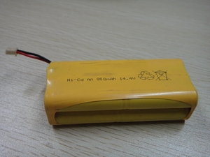 14.4V,900mAh  Ni-Cd battery